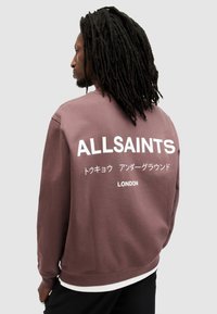 AllSaints Felpa - deep mauve purple