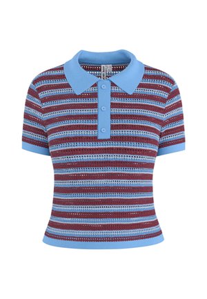 HYPEDROP, POLOSHIRT HDPRIYA SS FITTED - Poloshirts - oxblood red1