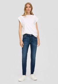 QS Slim fit jeans - blau