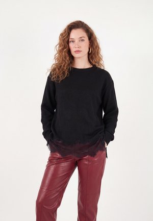 Lela & Buratti, LELA & BURATTI PULLOVER RELAXED FIT - Jersey de punto - black