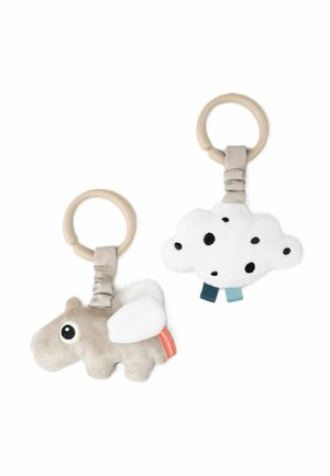 HANGING ACTIVITY 2 PCS HAPPY CLOUDS SAND - Mänguasi - beige