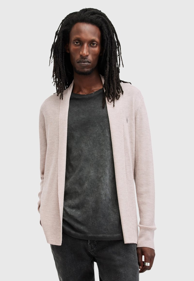 AllSaints MODE OPEN CAR - Strickjacke - boston taupe