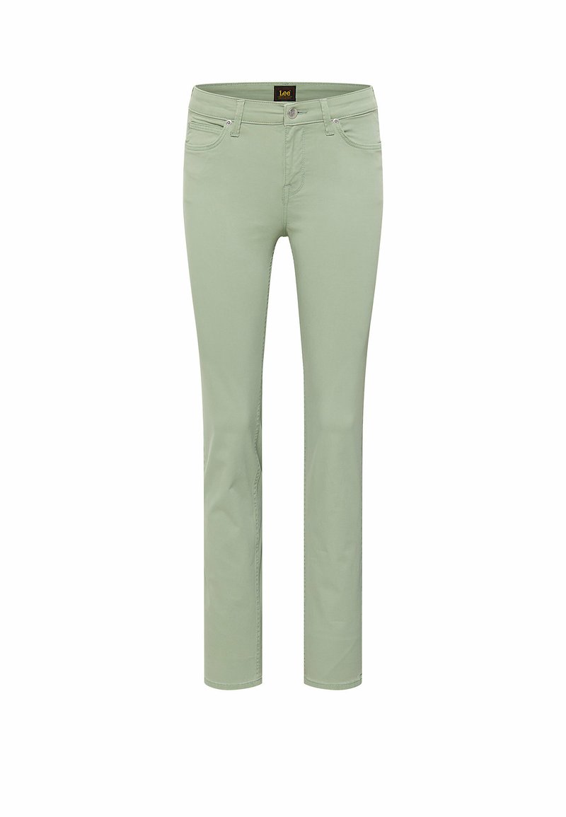 Lee Slim fit jeans groen gemêleerd