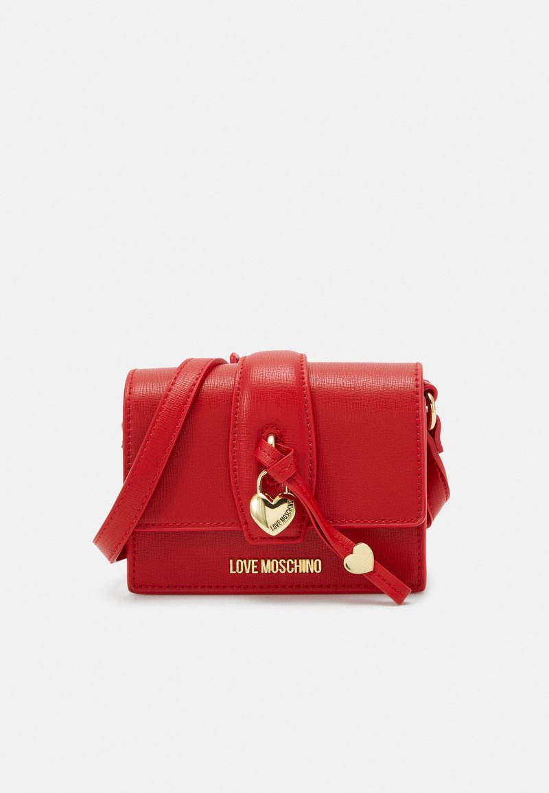 Love Moschino HEART LOGO Across body bag rosso/red Zalando.de