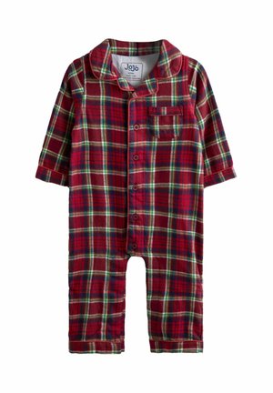 REGULAR FIT - CHRISTMAS PRINT COLLAR - Pyjamas - red check