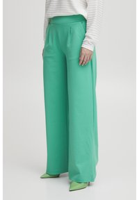 b.young - BYRIZETTA WIDE - Trousers - ming green Thumbnail Image 1