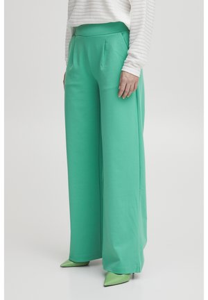 BYRIZETTA WIDE - Pantaloni - ming green