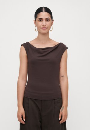 VMJOLENE WATERFALL  - Tricou cu imprimeu - chocolate torte