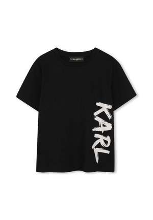 KURZÄRMELIGES - T-shirt imprimé - black