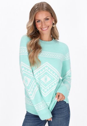 Pullover - aqua