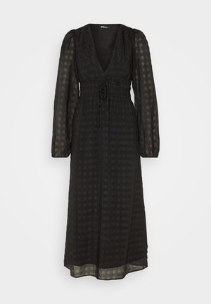 Gina Tricot MISTY MIDI DRESS - Päevakleit - black