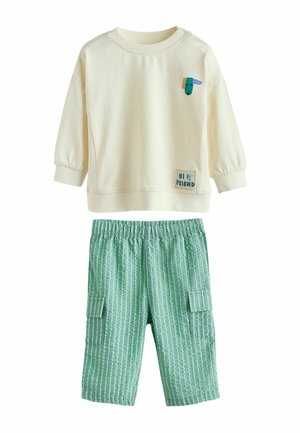 REGULAR FIT - SET - Nohavice - green dogs