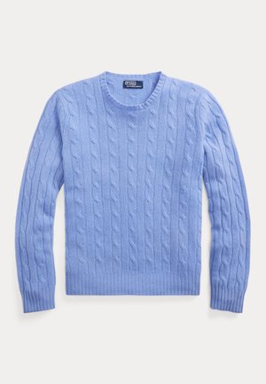 Polo Ralph Lauren THE ICONIC CABLE-KNIT CASHMERE SWEATER UNISEX - Džemper - new litchfield blue