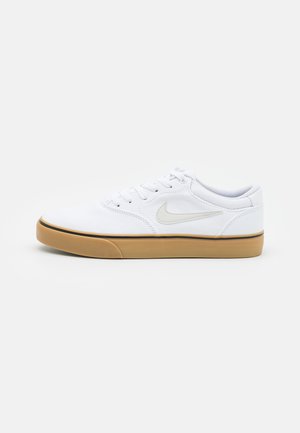 Nike SB CHRON 2 UNISEX - Sporta apavi - white/light bone/light brown/black