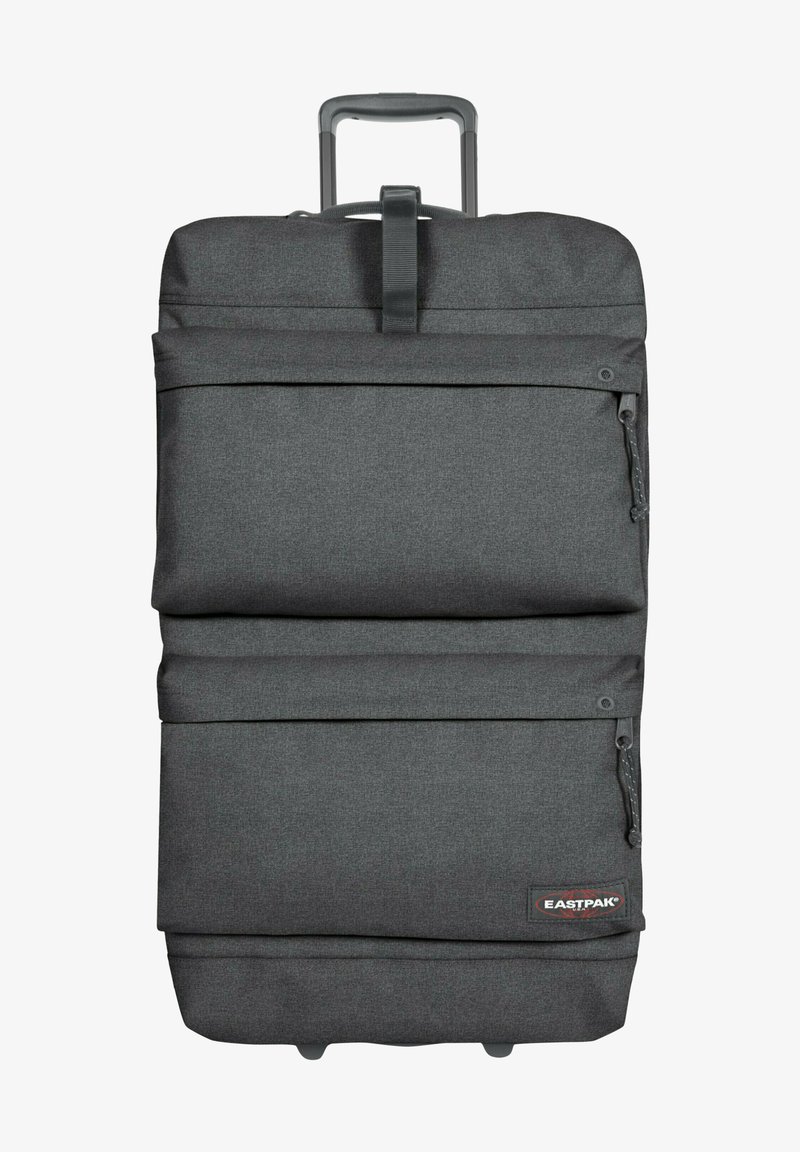 Eastpak DOUBLE TRANVERZ L - Wheeled suitcase - black denim