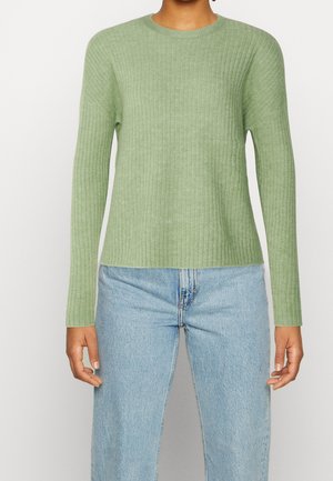 Strickpullover - light green