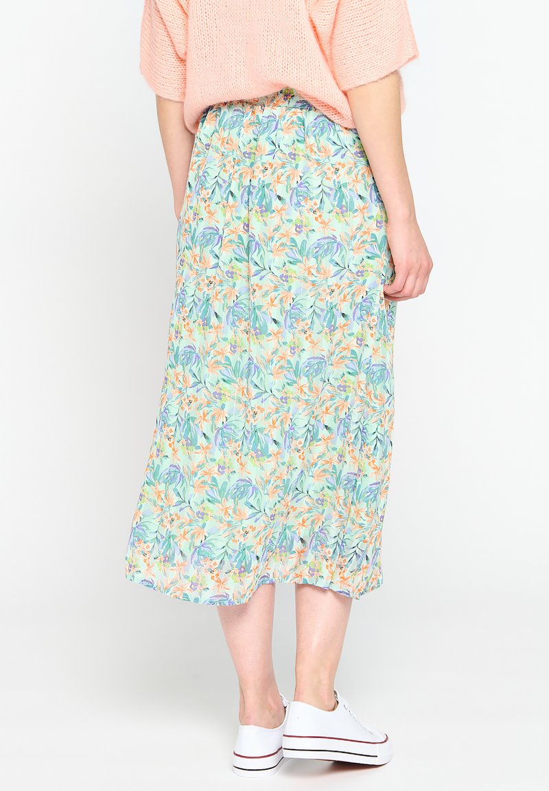 Damen Jeansröcke | LolaLiza FLOWER Faltenrock green/mint - VC41987 Damen Jeansröcke | LolaLiza FLOWER Faltenrock green/mint - VC41987