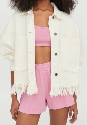 Veste en jean - beige