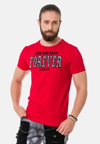 Cipo & Baxx T-Shirt print - red