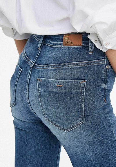 ONLY Onlblush Life Midsk Ankraw Rea12187 Noos Jeans dames, blauw (medium blue denim), 28W / 32L