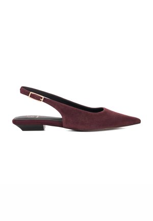 Slingback ballet pumps - purple