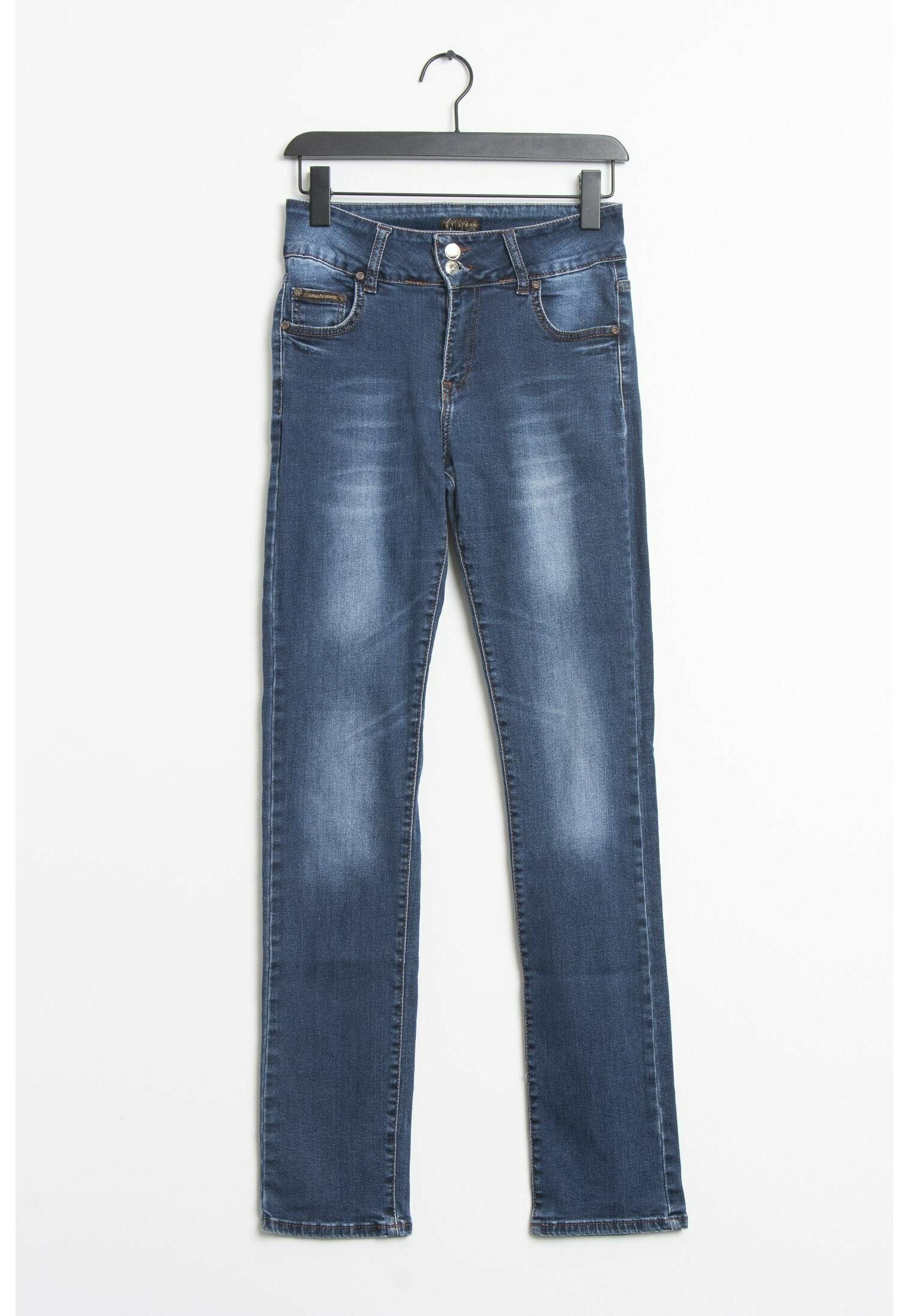 Armani Jeans Jeans Straight Leg Blue Blau Zalando De