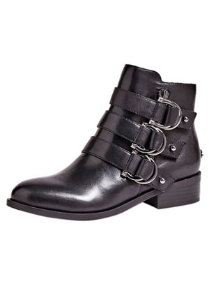 Kovbojské/motorkářské kotníkové boty - black
