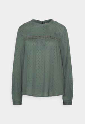 ONLPELIA LIFE DOT BLOUSE  - Blúzka - balsam green