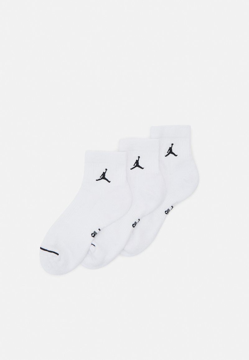 Jordan - EVERYDAY ANKLE 3 PACK - Sportovní ponožky - white/black, Zvětšit