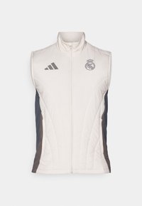 adidas Performance REAL MADRID EU WINTER VEST - Väst - putty mauve/dark grey/charcoal