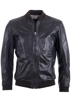 Leren jas - black