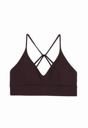 aim’n®, SENSE STRAP BRA - Brassières de sport à maintien léger - chocolate