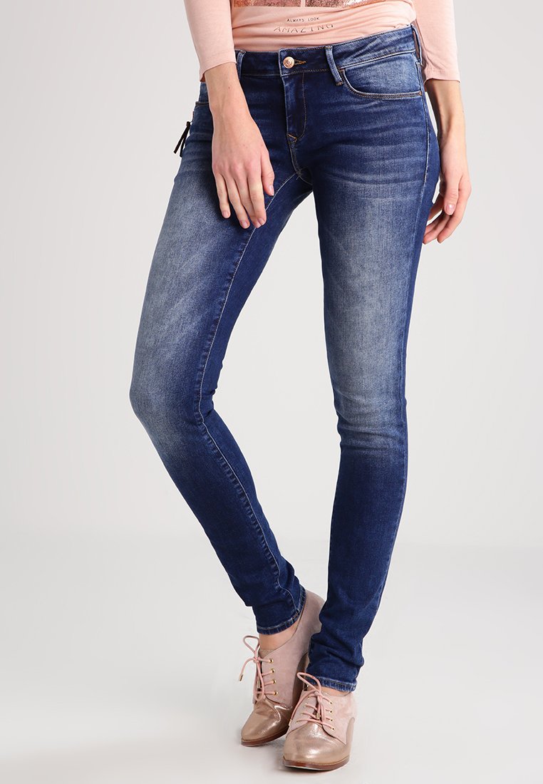 Mavi SERENA - Jeans Skinny Fit - dark used/blue denim - Zalando.co.uk