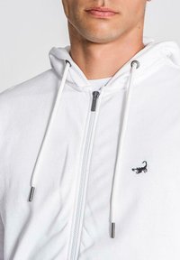 Gianni Kavanagh ESSENTIAL SCORPIO - Felpa con zip - white