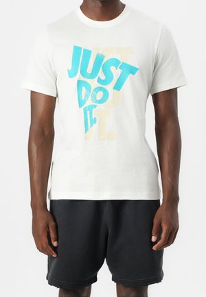 T-shirt med print - off-white
