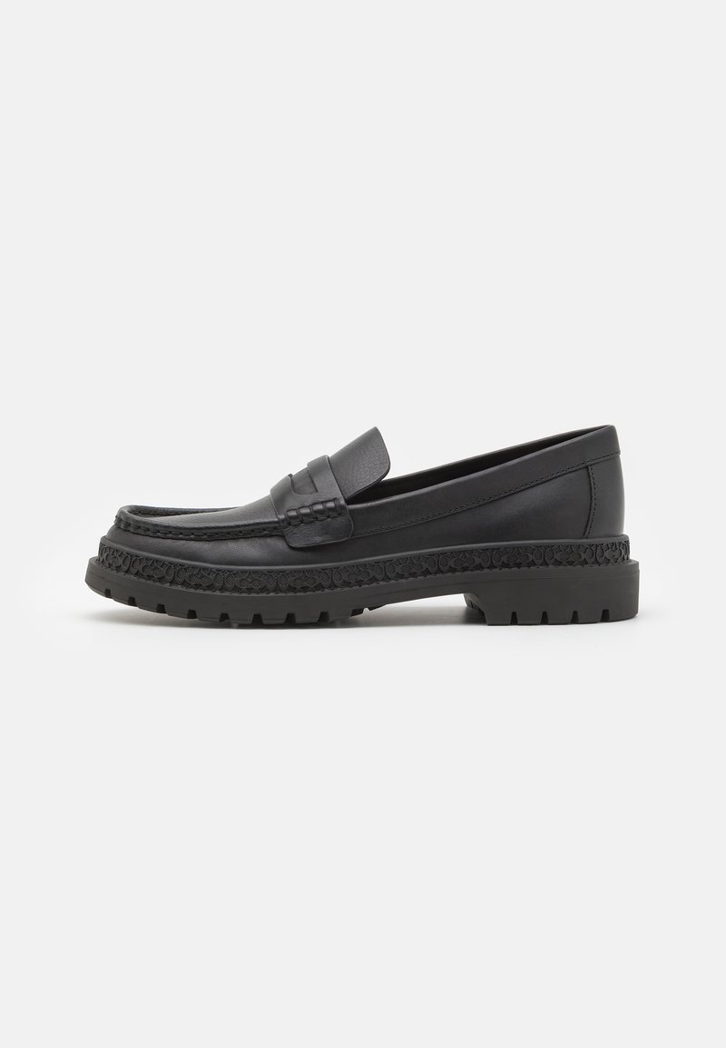 COACH COOPER LOAFER - Έξυπνα slip-on παπούτσια - black