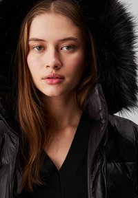 Calvin Klein PADDED REAL DOWN COAT - Piumino lungo - black