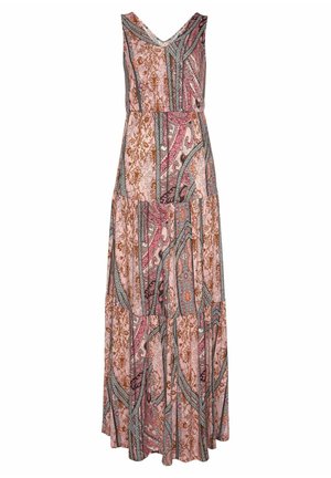 Buffalo Maxikleid - rosa-bedruckt