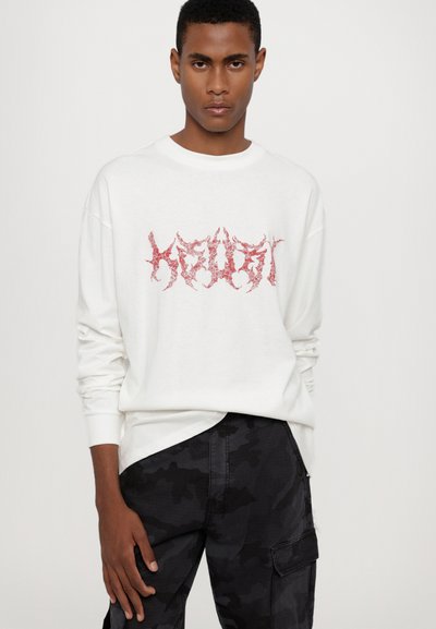 Ksubi SABBATH  BIGGIE TEE VINTAGE  - Topper langermet - white