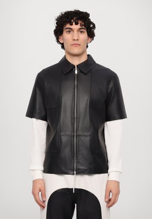 PATRICK ZIPPER SHIRT - Hemd - nappa black