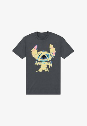 Henry Tiger, LILO & STITCH MUMMY STITCH - T-shirt imprimé - light charcoal