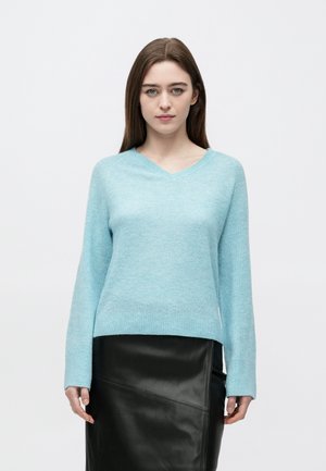 FLUFFY AMERA - Πουλόβερ - light blue