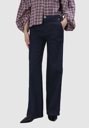 LAUREN - Flared Jeans - denim blue