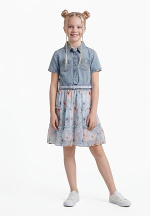 Guess JUNIOR DRESS BELT - Skjortekjole - light blue