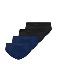 Sloggi 4ER PACK BASE - Slip - marine charcoal