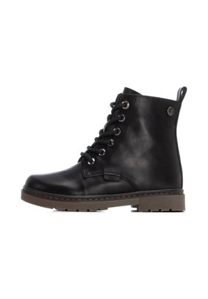 Botines con cordones - black