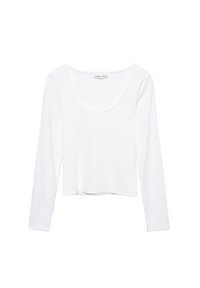 ROUND NECK  - Majica z dolgimi rokavi - white