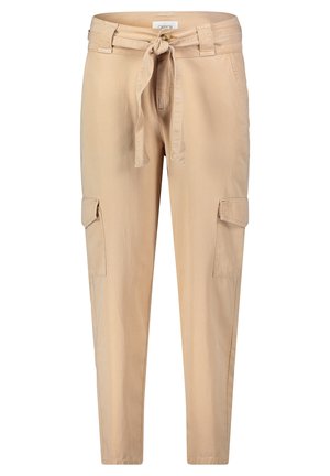 Pantalones cargo - camel