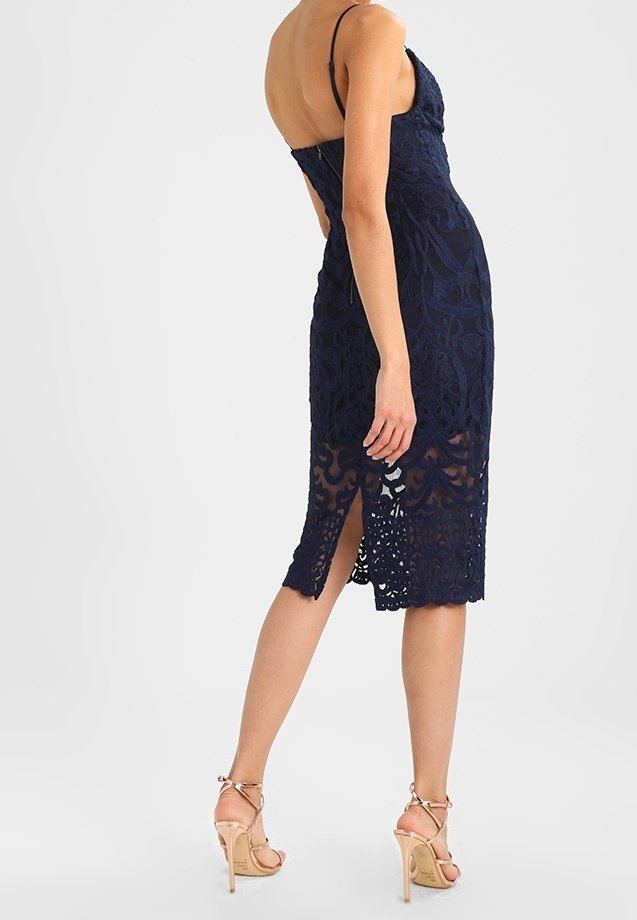 Bardot Cocktail dress / Party dress - dark blue - (Pre-owned) - Zalando.ie Bardot Cocktail dress / Party dress - dark blue - (Pre-owned) - Zalando.ie
