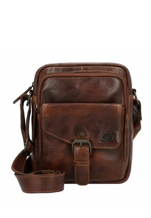 RUGGED - Cross body bag - brown